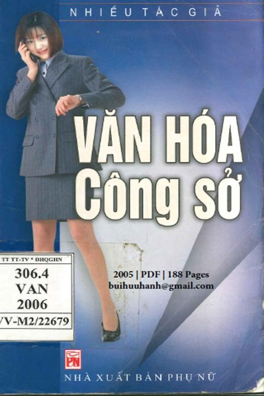 Văn Hóa Công Sở (NXB Phụ Nữ 2005) - Nguyễn Thu Hà, 188 Trang
