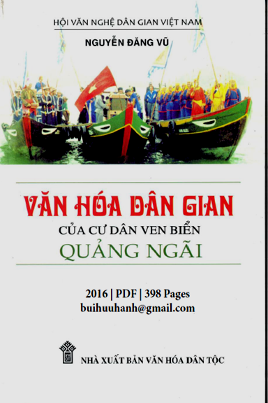 Văn Hóa Dân Gian Của Cư Dân Ven Biển Quảng Ngãi (NXB Văn Hóa Dân Tộc 2016) - Nguyễn Đăng Vũ