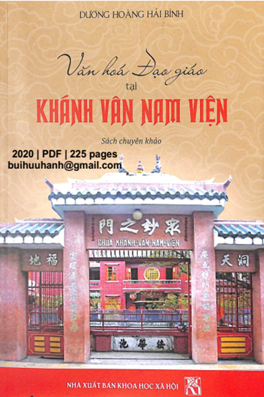 Văn Hóa Đạo Giáo Tại Khánh Vân Nam Viện (NXB Khoa Học Xã Hội 2020) - Dương Hoàng Hải Bình, 225 Trang