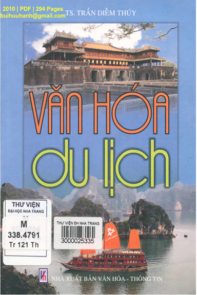 Văn Hóa Du Lịch (NXB Văn Hóa Thông Tin 2010) - Trần Diễm Thúy, 294 Trang