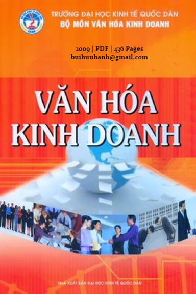 Văn Hóa Kinh Doanh (NXB Kinh Tế Quốc Dân 2009) - Dương Thị Liễu, 436 Trang