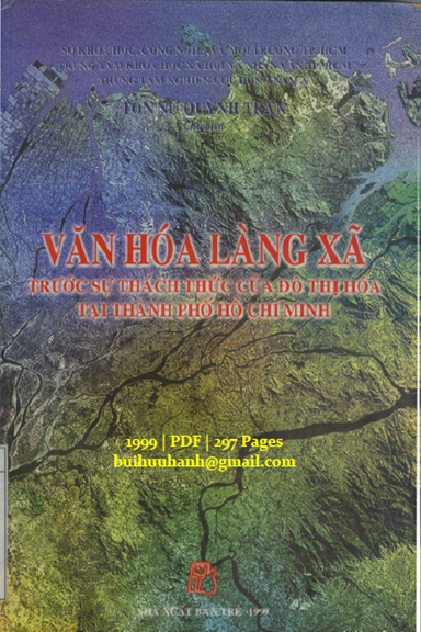 Văn Hóa Làng Xã Trước Sự Thách Thức Của Đô Thị Hóa (NXB Trẻ 1999) - Tôn Nữ Quỳnh Trân, 295 Trang