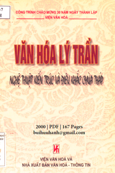 Văn Hóa Lý Trần (NXB Văn Hóa Thông Tin 2000) - Hoàng Văn Khoán, 167 Trang