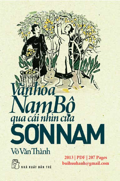 Văn Hoá Nam Bộ Qua Cái Nhìn Của Sơn Nam (NXB Trẻ 2013) - Võ Văn Thành, 207 Trang