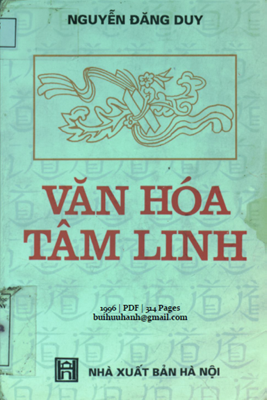 Văn Hóa Tâm Linh (NXB Hà Nội 1996) - Nguyễn Đăng Duy, 314 Trang