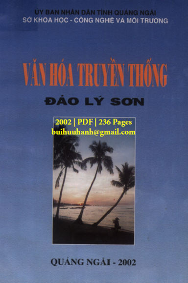 Văn Hóa Truyền Thống Đảo Lý Sơn (NXB Quảng Ngãi 2002) - Đoàn Ngọc Khôi, 236 Trang