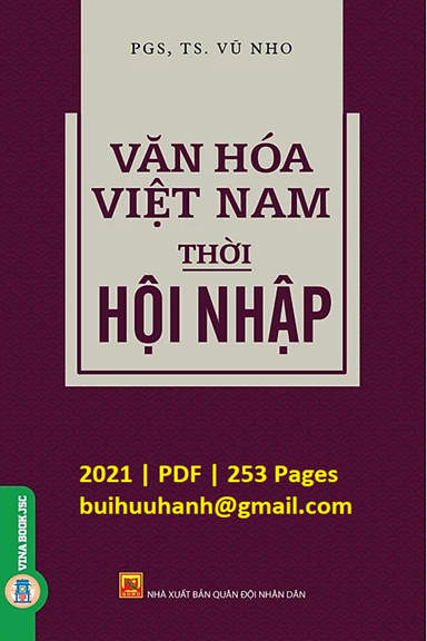 Văn Hóa Việt Nam Thời Hội Nhập (NXB Quân Đội 2021) - Vũ Nho, 253 Trang