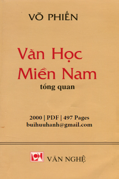 Văn Học Miền Nam Tổng Quan (NXB Văn Nghệ 2000) - Võ Phiến, 497 Trang