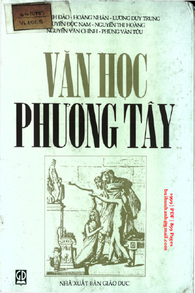 Văn Học Phương Tây (NXB Giáo Dục 1999) - Đặng Anh Đào, 859 Trang