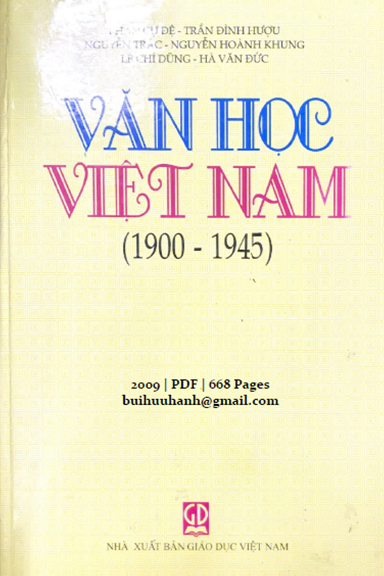 Văn Học Việt Nam 1900-1945 (NXB Giáo Dục 2009) - Phan Cự Đệ, 668 Trang