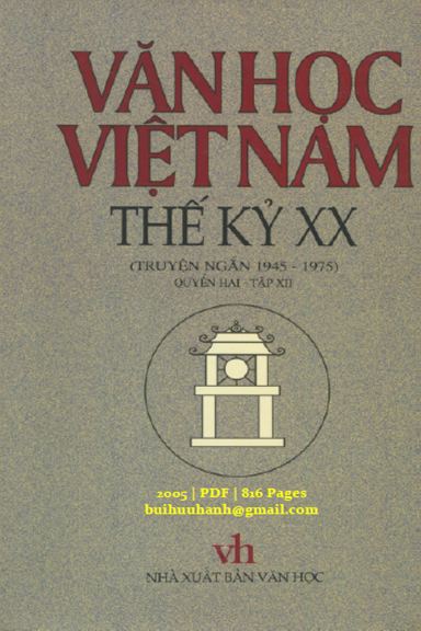 Văn Học Việt Nam Thế Kỷ XX Quyển 2 Tập 12 (NXB Văn Học 2005) - Phan Cự Đệ, 816 Trang