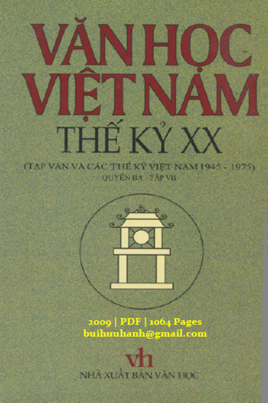 Văn Học Việt Nam Thế Kỷ XX Quyển 3 Tập 7 (NXB Văn Học 2009) - Trịnh Bá Đĩnh, 1064 Trang