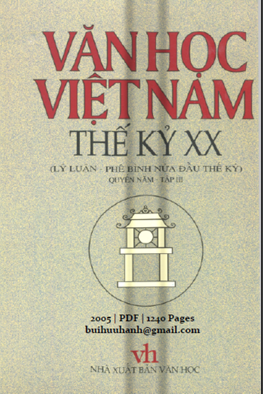 Văn Học Việt Nam Thế Kỷ XX Quyển 5 Tập 3 (NXB Văn Học 2005) - Nguyễn Ngọc Thiện, 1240 Trang
