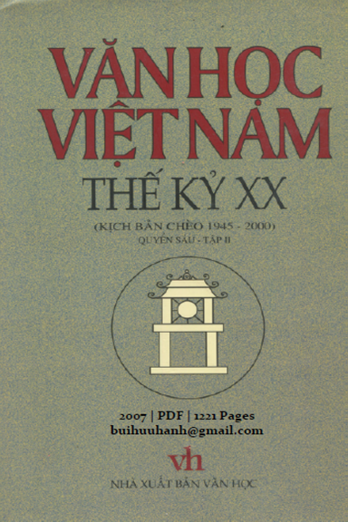 Văn Học Việt Nam Thế Kỷ XX Quyển 6 Tập 2 (NXB Văn Học 2007) - Lê Thanh Hiền, 1221 Trang