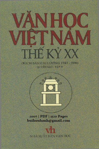 Văn Học Việt Nam Thế Kỷ XX Quyển 6 Tập 5 (NXB Văn Học 2007) - Lê Thanh Hiền, 1120 Trang