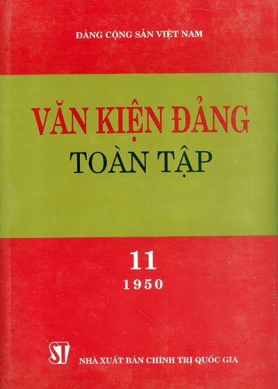 Văn Kiện Đảng Toàn Tập 11 (NXB Chính Trị 2001) - Trần Tình, 746 Trang