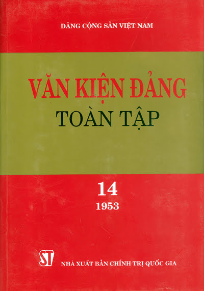 Văn Kiện Đảng Toàn Tập 14 (NXB Chính Trị 2001) - Trịnh Nhu, 726 Trang