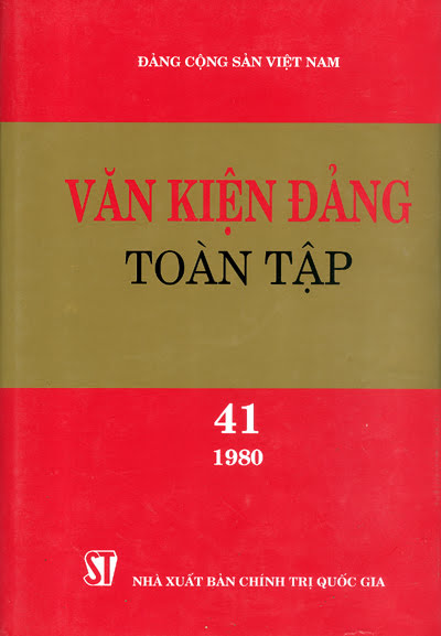 Văn Kiện Đảng Toàn Tập 41 (NXB Chính Trị 2005) - Phạm Thị Vịnh, 612 Trang
