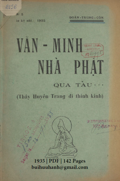 Văn Minh Nhà Phật Qua Tàu (NXB Sài Gòn 1935) - Đoàn Trung Còn, 142 trang