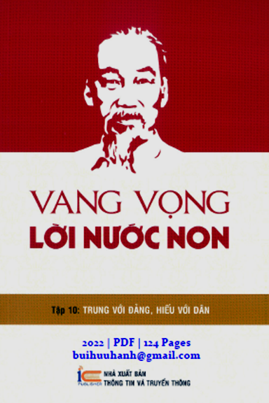 Vang Vọng Lời Nước Non Tập 10 (NXB Thông Tin Truyền Thông 2022) - Lê Hải Bình, 124 Trang