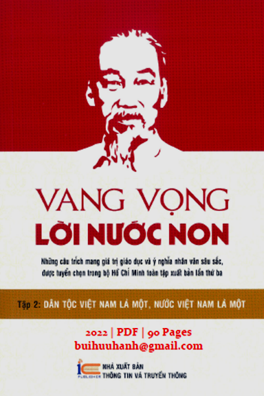 Vang Vọng Lời Nước Non Tập 2 (NXB Thông Tin Truyền Thông 2022) - Lê Hải Bình, 90 Trang