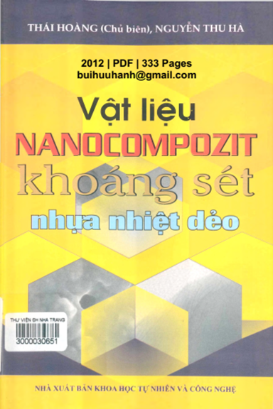 Vật Liệu Nanocompozit Khoáng Sét-Nhựa Nhiệt Dẻo (NXB Khoa Học Tự Nhiên 2012) - Thái Hoàng, 333 Trang