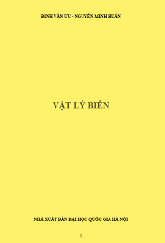 Vật Lý Biển (NXB Đại Học Quốc Gia 2002) - Đinh Văn Ưu, 134 Trang