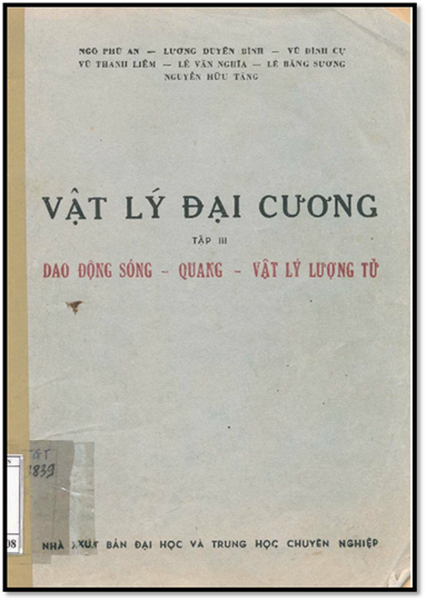 Vật Lý Đại Cương Tập 3-Dao Động Sóng, Quang, Vật Lý Lượng Tử - Ngô Phú An, 248 Trang