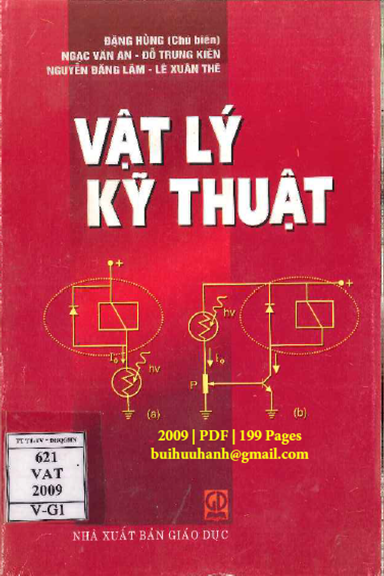 Vật Lý Kỹ Thuật (NXB Giáo Dục 2009) - Đặng Hùng, 199 Trang