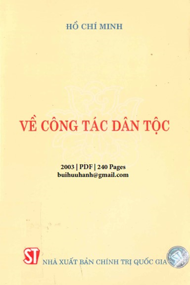 Về Công Tác Dân Tộc (NXB Chính Trị 2003) - Hồ Chí Minh, 240 Trang