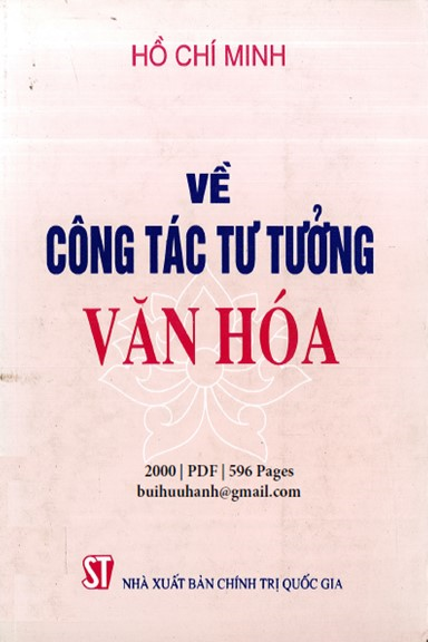Về Công Tác Tư Tưởng Văn Hóa (NXB Chính Trị 2000) - Hồ Chí Minh, 596 Trang