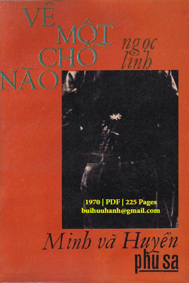 Về Một Chỗ Nào (NXB Phù Sa 1970) - Ngọc Linh, 225 Trang