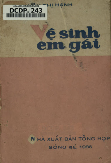 Vệ Sinh Em Gái (NXB Tổng Hợp 1986) - Châu Thị Hạnh, 31 Trang