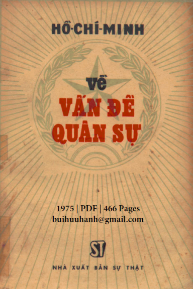 Về Vấn Đề Quân Sự (NXB Sự Thật 1975) - Hồ Chí Minh, 466 Trang