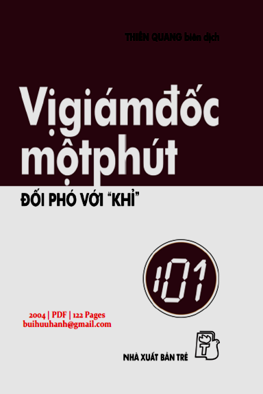 Vị Giám Đốc Một Phút-Đối Phó Với Khỉ (NXB Trẻ 2004) - Thiên Quang, 122 Trang