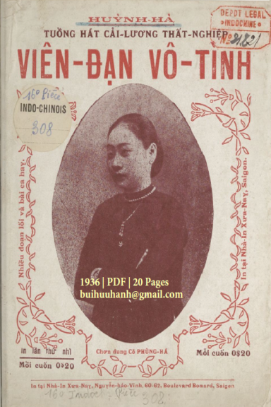 Viên Đạn Vô Tình (NXB Xưa Nay 1936) - Huỳnh Hà, 20 Trang