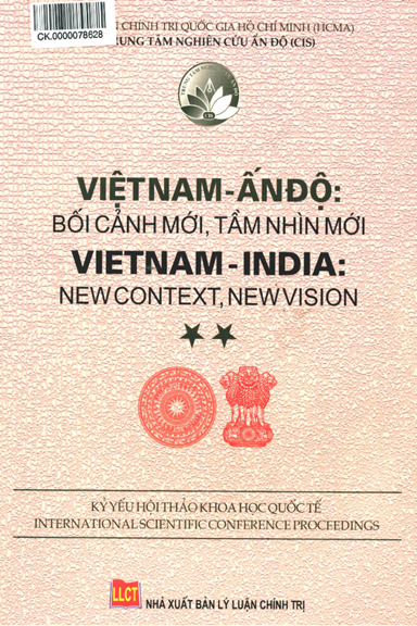 Việt Nam-Ấn Độ - Bối Cảnh Mới, Tầm Nhìn Mới Tập 2 (NXB Lý Luận Chính Trị 2016) - Lê Văn Toan