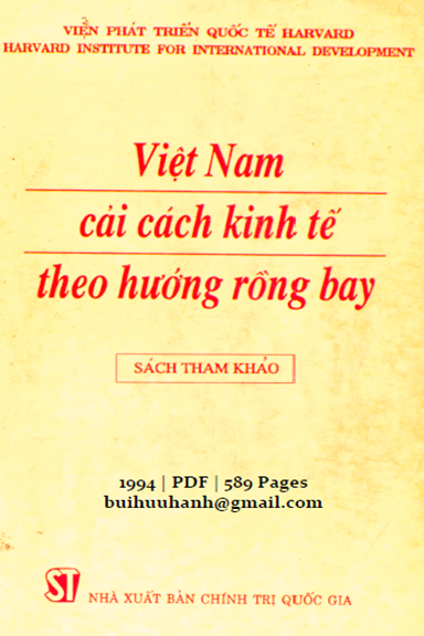Việt Nam Cải Cách Kinh Tế Theo Hướng Rồng Bay (NXB Chính Trị 1994) - Dwight H. Perkins, 589 Trang