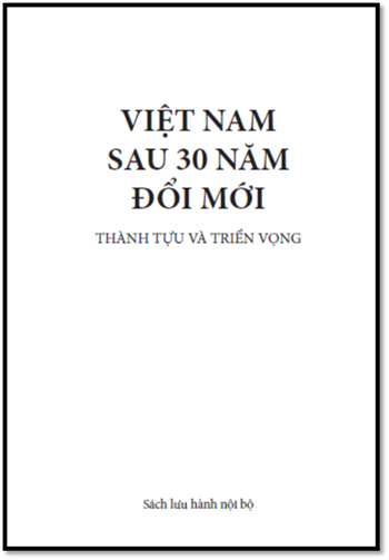 Việt Nam Sau 30 Năm Đổi Mới-Thành Tựu Và Triển Vọng (NXB Hồng Đức 2017) - Phạm Quang Minh, 260 Trang