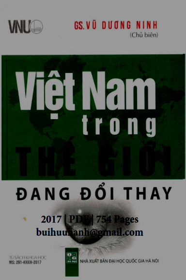 Việt Nam Trong Thế Giới Đang Đổi Thay (NXB Đại Học Quốc Gia 2017) - Vũ Dương Ninh, 754 Trang