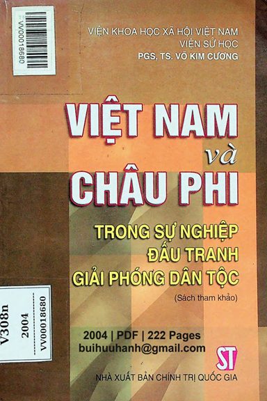 Việt Nam Và Châu Phi Trong Sự Nghiệp Đấu Tranh Giải Phóng Dân Tộc - Võ Kim Cương, 222 Trang