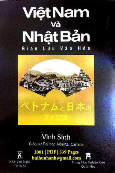Việt Nam Và Nhật Bản Giao Lưu Văn Hoá (NXB Văn Nghệ 2001) - Vĩnh Sính, 539 Trang