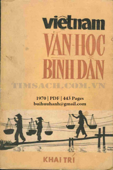 Việt Nam Văn Học Bình Dân (NXB Khai Trí 1970) - Nguyễn Trúc Phượng, 443 Trang