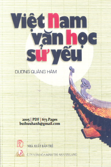 Việt Nam Văn Học Sử Yếu (NXB Trẻ 2005) - Dương Quảng Hàm, 673 Trang