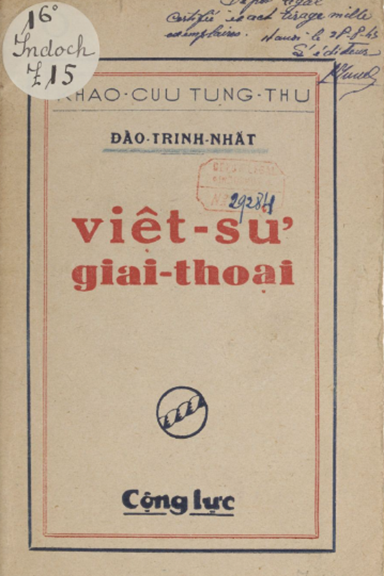Việt Sử Giai Thoại (NXB Cộng Lực 1943) - Đào Trinh Nhất, 150 Trang