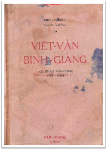 Việt Văn Bình Giảng (NXB Nam Cường 1950) - Việt Quang, 98 Trang