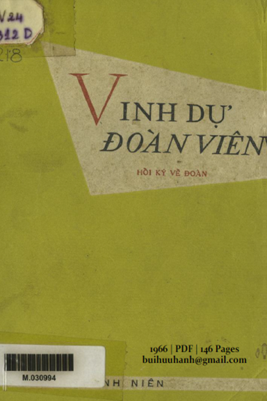 Vinh Dự Đoàn Viên (NXB Thanh Niên 1966) - Lê Hồng Xuân, 146 Trang