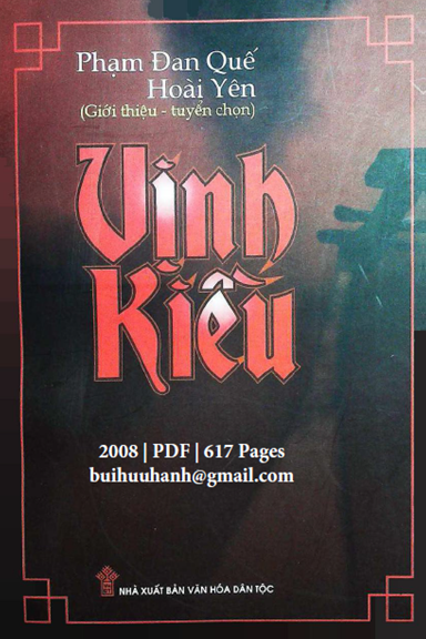 Vịnh Kiều (NXB Văn Hóa Dân Tộc 2008) - Phạm Đan Quế, 617 Trang