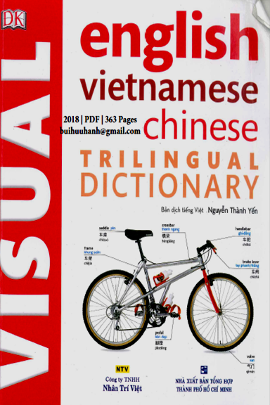 Visual English Vietnamese Chinese Trilingual Dictionary (NXB Tổng Hợp 2018) - Nguyễn Thành Yến