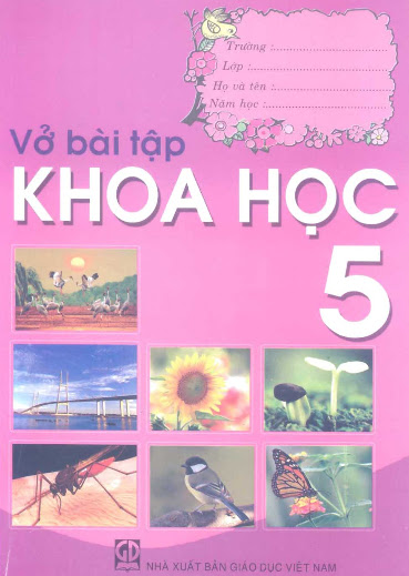 Vở Bài Tập Khoa Học Lớp 5 (NXB Giáo Dục 2011) - Hoang Kim Hảo, 125 Trang
